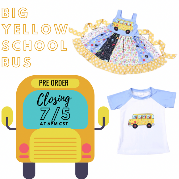 Big Yellow School Bus [Pre Order]