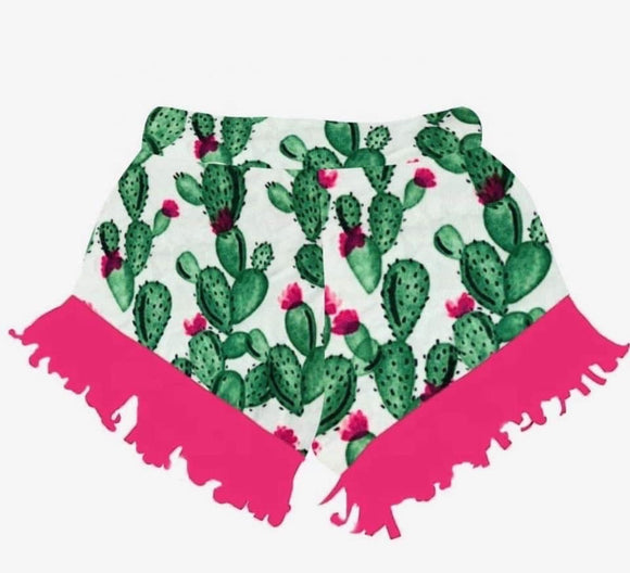 Cactus Fringe Shorts