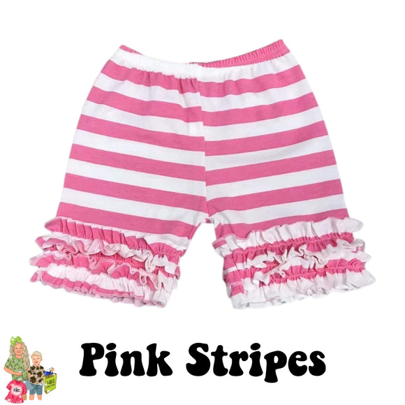 Pink Stripes Icing Shorts